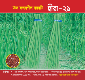 উচ্চ ফলনশীল বরবটি - হীরা-২১